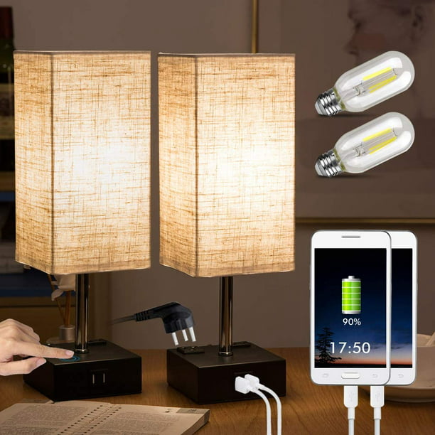 Touch Lamps Nightstand Table Lamp, Touch Lamps Bedside