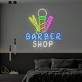 thumbnail image 3 of Handmadetneonsign Barber Shop Led Sign, Barber Shop Neon Sign, Wall Decor, Barber Shop Led, 3 of 5