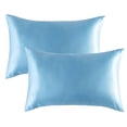 thumbnail image 3 of Billuyoard 2 uds funda de almohada de satén de seda Artificial funda de almohada para dormir en el hogar Juegos de cama dos Billuyoard HA003600-02, 3 of 6