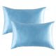 thumbnail image 2 of Funda de almohada Funda de almohada de satén de seda artificial Funda de almohada para dormir para el hogar, ZT01-206 2pcs Eigraketly HA003600-02, 2 of 7