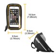 thumbnail image 4 of fastboy Bicycle Bag With Touch screen Bike Head Tube Handlebar Cell Mobile Phone Bag Grey 1Set, 4 of 6