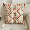 thumbnail image 6 of Boho Tufted Throw Pillow Covers with Tassels, Decorative  Geometric Cushion Cases for Couch Sofa Living Room Bedroom Home Decor (Cover Only), 6 of 13