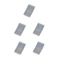 thumbnail image 1 of Wweixi Extension Strap Bra Extender Breathable 3 Rows 3 Hook Women Accessories Adjustable Lengthened Band Lingerie Intimates silver gray 5Set, 1 of 6
