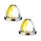 thumbnail image 1 of Kit 2 Piezas Plafón Led Bicolor para Vehículos Pesados - EVOLUM - Modelo Luz Estrella Bicolor - Material Resistente al Agua y Polvo - Voltaje 12V - 24V - (Ámbar / Blanco), 1 of 6