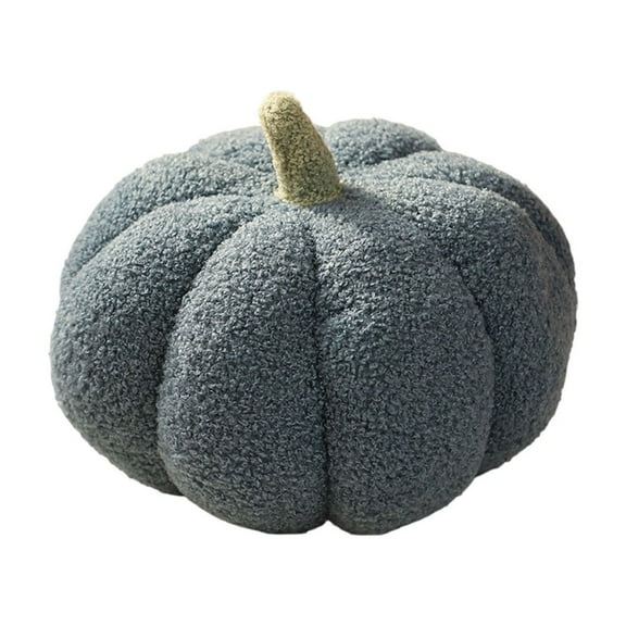 Halloween Pumpkin Throw Pillow, Handmade Halloween Pumpkin Throw Pillow Decor, Plush Stuffed Pumpkin Pillow Cushion for Autumn Holiday Party Decor Bedroom Sofa Home Couch(Blue,11.8'')
