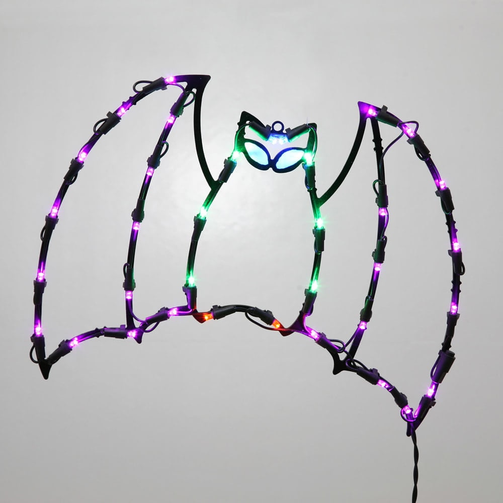 Vickerman 16" Bat Wire Silhouette with 35 LED Lights