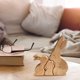 thumbnail image 4 of Padres Y Bebés Adornos De Animales De Madera Decoración De Escritorio Regalo Del Día De La Madre Scienceny HA043854-05, 4 of 6