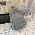 thumbnail image 1 of Mochila, mochila de ocio totalmente equipada de estilo coreano para hombres y mujeres, mochila para estudiantes de secundaria, 1 of 6
