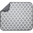 thumbnail image 1 of Dish Drying Mat, Highly Absorbent Microfiber Kitchen Counter Mat, Dish Drying Pad for Dishes, Utensils, Pots and Pans，40*45cm, 1 of 5