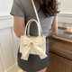 thumbnail image 5 of Bolso Mano para Mujer WDOplteas Hobo Elegante con Lazo PU Gran Capacidad Color Sólido, 5 of 9