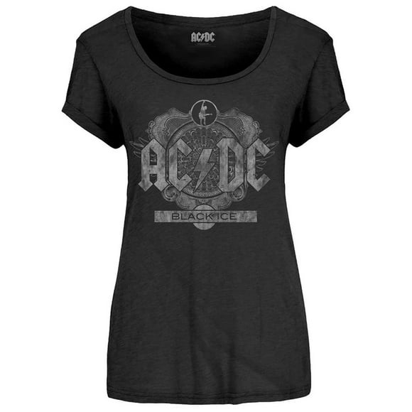 AC/DC Womens Black Ice T-Shirt