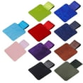 thumbnail image 3 of BIBABLYKE 5Pcs/Set Auto-Adhesive Leather Mixed Color Pen Loop Elastic Pen Holder,Pen Loop Holder,Elastic Band for Notebooks, Diaries, Calendars, 3 of 7