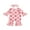 Pink, variant on BemeyourBBs Newborn Baby Girl Valentine Day Outfits Rose Heart Romper Ruffle Long Sleeve Jumpsuit with Headband Flare Pants Spring Clothes