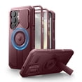thumbnail image 1 of Funda Dexnor para Samsung Galaxy S25 Plus con funda de cámara, color granate, 1 of 7