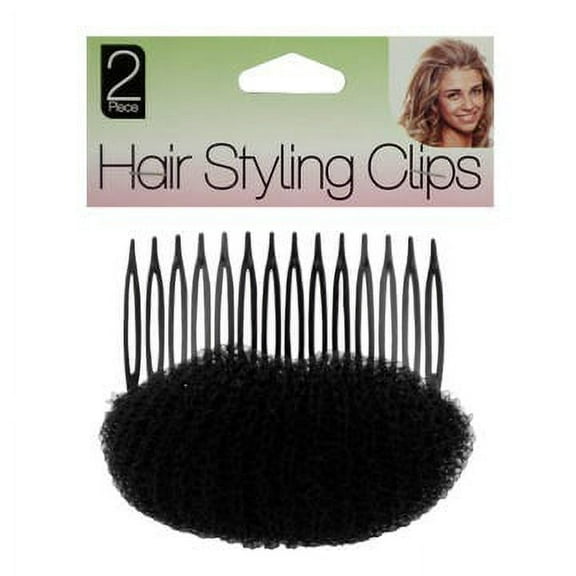 Volumizing Hair Styling Comb Accessory, Assorted Color - 2 pack