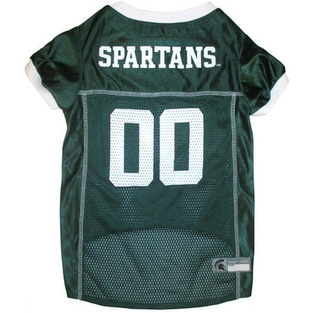 - Pets First College Michigan State Spartans Collegiate Dog Jersey, Available in Various Sizes