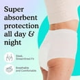 thumbnail image 2 of Because Overnight Absorbency Pull Ups - Adult Disposable Incontinence Underwear, Extra Absorbent Nighttime Pull Ups for Men and Women, White, XLarge, 20 Count, 2 of 8