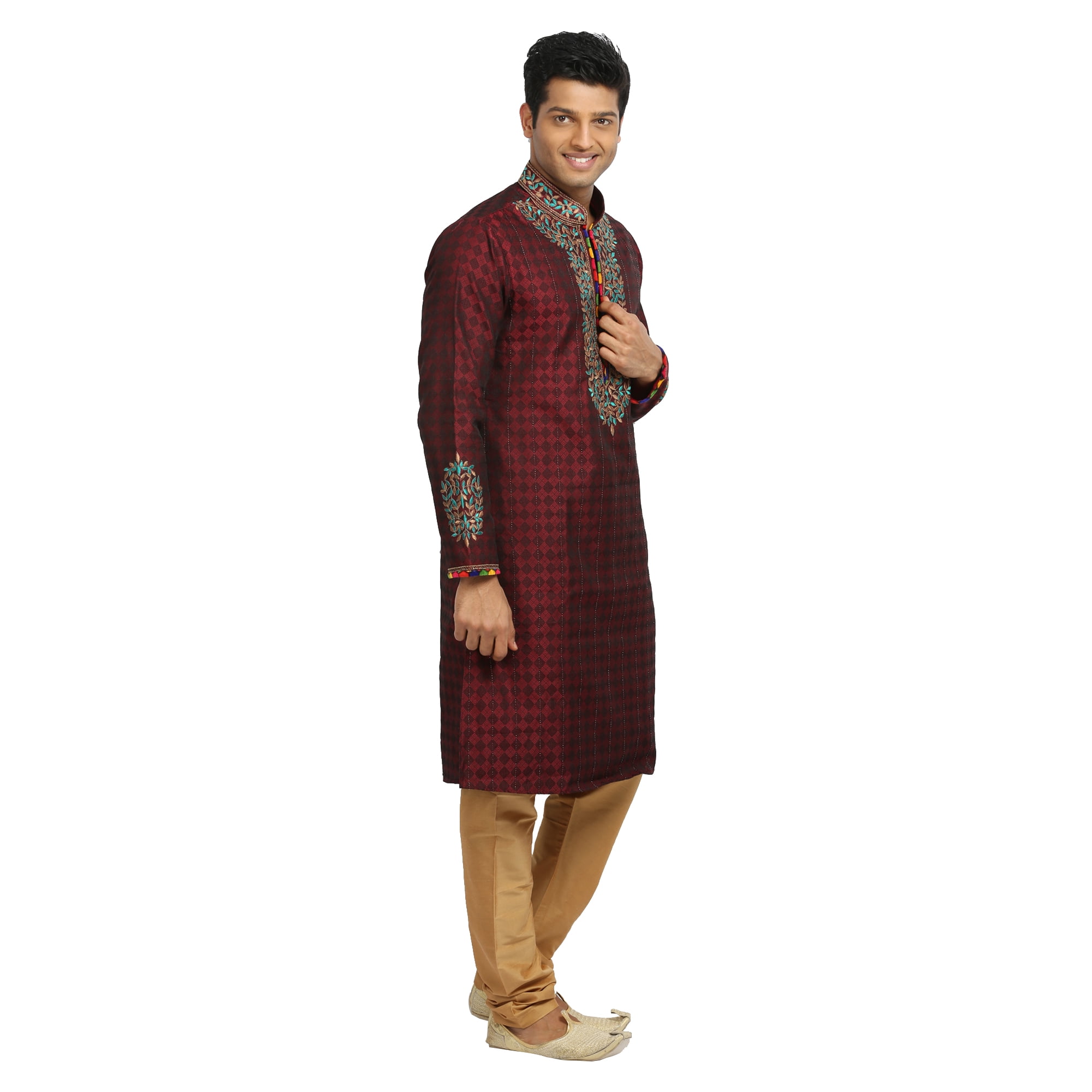 Burgundy kurta pajama hotsell