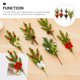 thumbnail image 3 of YSNOOWE 4Ud Ramas Decorativas De Agujas De Pino Artificiales Para Uso En Fiestas Y Interior, 3 of 7