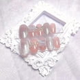 thumbnail image 2 of Press On Nails HUOGUO Shiny Bow Sweet Style 24 unidades con pegamento, 2 of 3