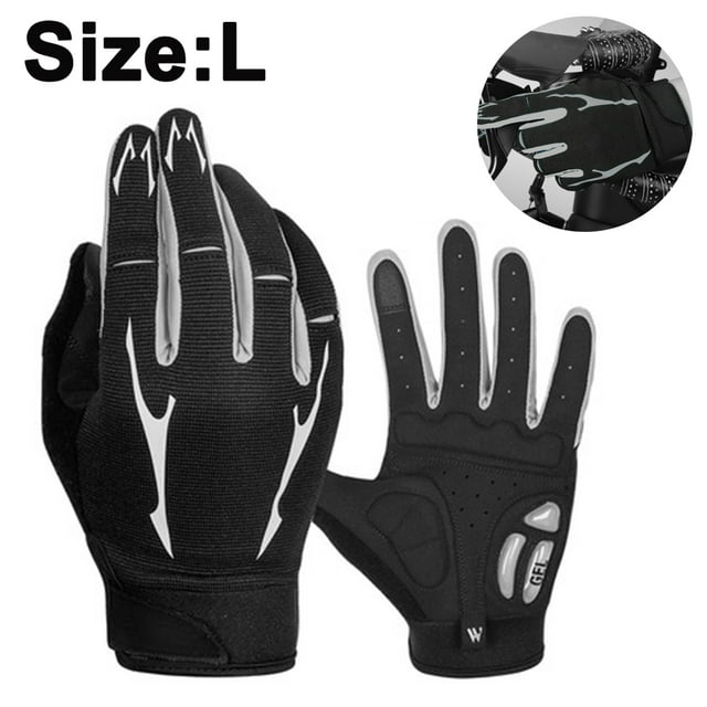 Gants de Cyclisme Protection Complète pour Hommes Femmes Écran Tactile Gants de Vélo de Route pour Conduite Course