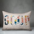 thumbnail image 2 of Creative Products Blush Good Vibes Only 14x20 Spun Poly Pillow, 2 of 2