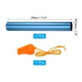 thumbnail image 2 of Uxcell Relay Track Baton Aluminum Tube Field Running Race Stick with Whistle for Athletics, Blue 2 Pack, 2 of 6