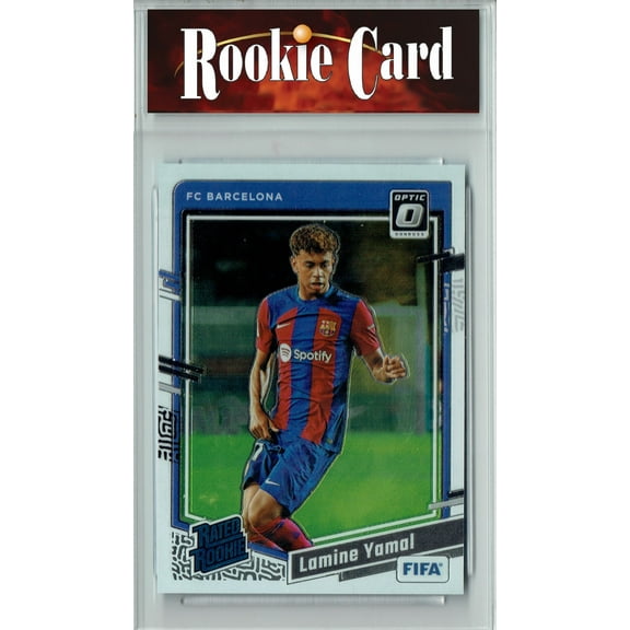 Certified Mint Lamine Yamal 2023-24 Donruss Optic #177 16 Year Old Rookie Card Barcelona