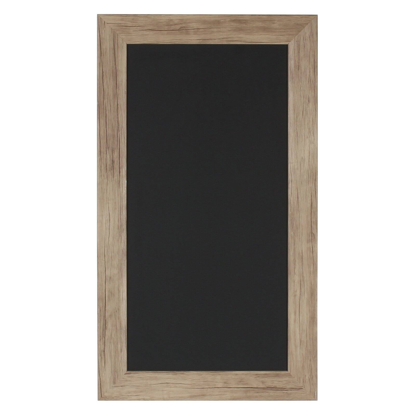Beatrice Rustic Brown Framed Magnetic Chalkboard
