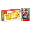 Nintendo Switch Lite 32GB Yellow and Super Mario Odyssey Bundle
