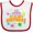 White and Red, variant on Inktastic It's My Birthday Boys or Girls Baby Bib