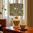 thumbnail image 3 of Linen Drum Lamp Shades chinoiserie Elegant floral 13" x 13" x 10" Lampshade for Table Lamps Floor Lamps Lamp Shade Replacement Easy Assembly Required, 3 of 8