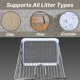 thumbnail image 4 of Accesorios para recoger arena para gatos de interior Pala de metal resistente para arena de gatos Pala para caja de arena para gatos Pala para varios gatos Filtro para arena de gatos, 4 of 4