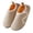Beige, variant on Lenago Children's Fuzzy Slippers Toddler Infant Home Slippers for Boys Girls Soft Flat Slip On Easy Hook-and-Loop Fleece Lined Winter House Shoes Slip-Resistant Indoor 2-12 Years