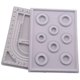 thumbnail image 5 of Tablero de diseño de cuentas shaofei 2 piezas organizador de joyas y collares con cuentas gris, 5 of 5