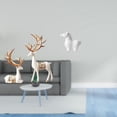 thumbnail image 2 of Figura De Porcelana Europea De Reno Y Caballo, Escultura Coleccionable De Animal Para Sala De Estar, Oficina, Armario, Chimenea, Decoración, 2 of 8
