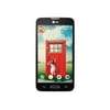 LG Optimus L70 (MS323) - 4G smartphone - RAM 1 GB / Internal Memory 4 GB - microSD slot - LCD display - 4.5" - 800 x 480 pixels - rear camera 5 MP - metroPCS