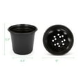 thumbnail image 5 of AEED 0.5 Gallon Nursery Pots, Black Plastic Plant Pots with Drainage Holes, Reusable Seed Starter Pots for Planting, 30 Pack （6.70" x 5.10" x 6.90"）, 5 of 7