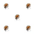 thumbnail image 2 of Minnieouse Vintage Women Plume Fascinator Mesh Velo Clip Horquilla Flor Headwear Club Caballo Carreras Eventos Iglesia Negro + naranja Type2 NO2, 2 of 6