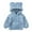 Blue, variant on Esaierr Kids Infant Boys Girls Winer Fleece Jacket Bear Ear Hooded Coats Thickening Snowsuit Baby Zipper Warm Outwear Coats for 9 Months-6 Years