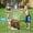 A, variant on Outdoor Toys - Summer Water Play Water Pipe Rotating Sprinkler for Garden Durable Outdoor Sprinkler Toy Kids Water Spray Toy for Backyard Recreation