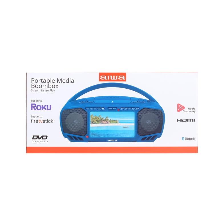 Aiwa Portable Boombox with 7
