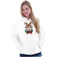 thumbnail image 4 of Christmas Reindeer Kitten Adorable Hoodie Sweatshirt Women Men Brisco Brands S, 4 of 6