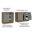 thumbnail image 4 of Cocina Integral Completa Modular Madesa Agata 150cm BG 01, 4 of 5