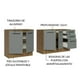 thumbnail image 4 of Cocina Integral Completa Modular Madesa Agata 150cm BG 01, 4 of 5