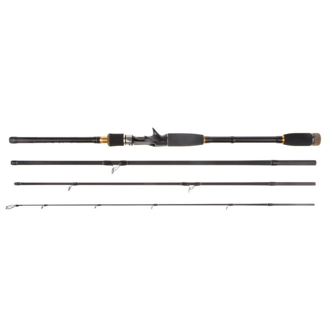 koolsoo Canne de Lancer de Surf en Fibre de Carbone à 4 Sections Baitcast, Canne de Pêche de Voyage 8 Pi 2,4 cm
