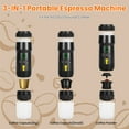 thumbnail image 3 of TeqHome Portable Electric Espresso Machine Travel Cordless Coffee Maker Self-Heating for Ground Coffee/NS/DG Capsules for RV Camping Hiking, 3 of 12