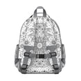thumbnail image 2 of Colorful Boho Students Backpack Retro Hippie Tribal Style School Bag with Rainbow Ethnic Patterns, Lightweight, Artistic and Durable, 2 of 6