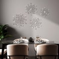thumbnail image 5 of 4 Pcs Metal Wall Art, Silver Starburst Wall Decor with Crystal Accents, Modern Wall Sculptures for Living Room, Bedroom & Entryway, Ideal Housewarming Gift Wall Decor, 5 of 6