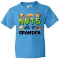 thumbnail image 3 of Inktastic Nuts About My Grandpa Peanut, Almond, Pistachio Youth T-Shirt, 3 of 5